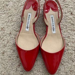 Manolo Blahnik Red shoes